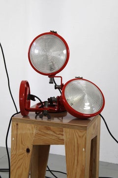 Set of 2 sconces, model Jeep, by Franca Stagi & Cesare Leonardi for Lumenform