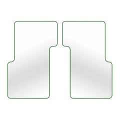 2er-Set skulpturaler Wandspiegel für moderne Innenräume – Loveself 04