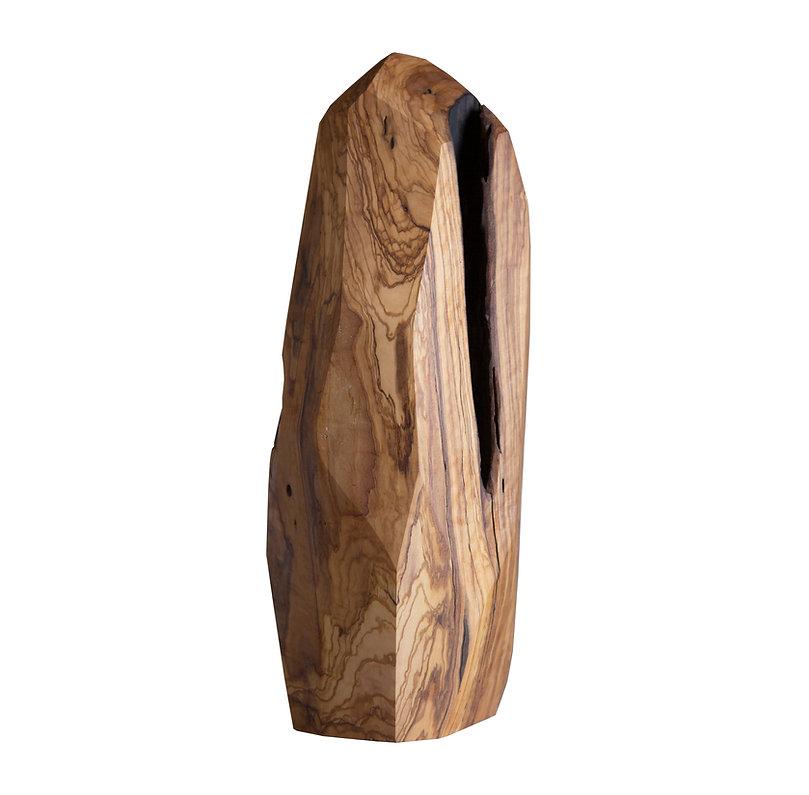 Set of 2 Sculptures in Olive Wood by Rectangle Studio In New Condition For Sale In Geneve, CH