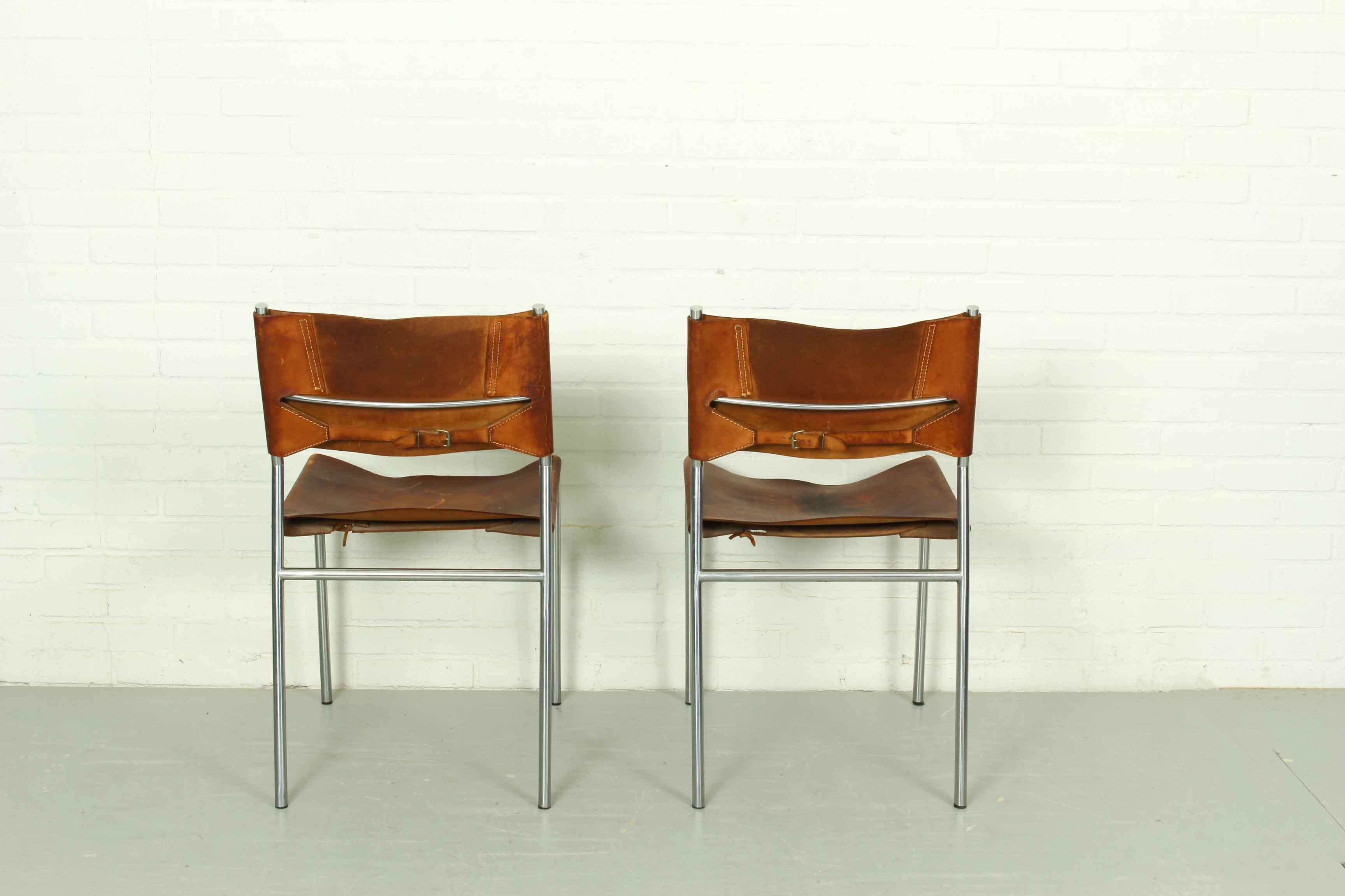 Set of 2 SE06 Dining Chairs by Martin Visser for Spectrum, 1970s 3