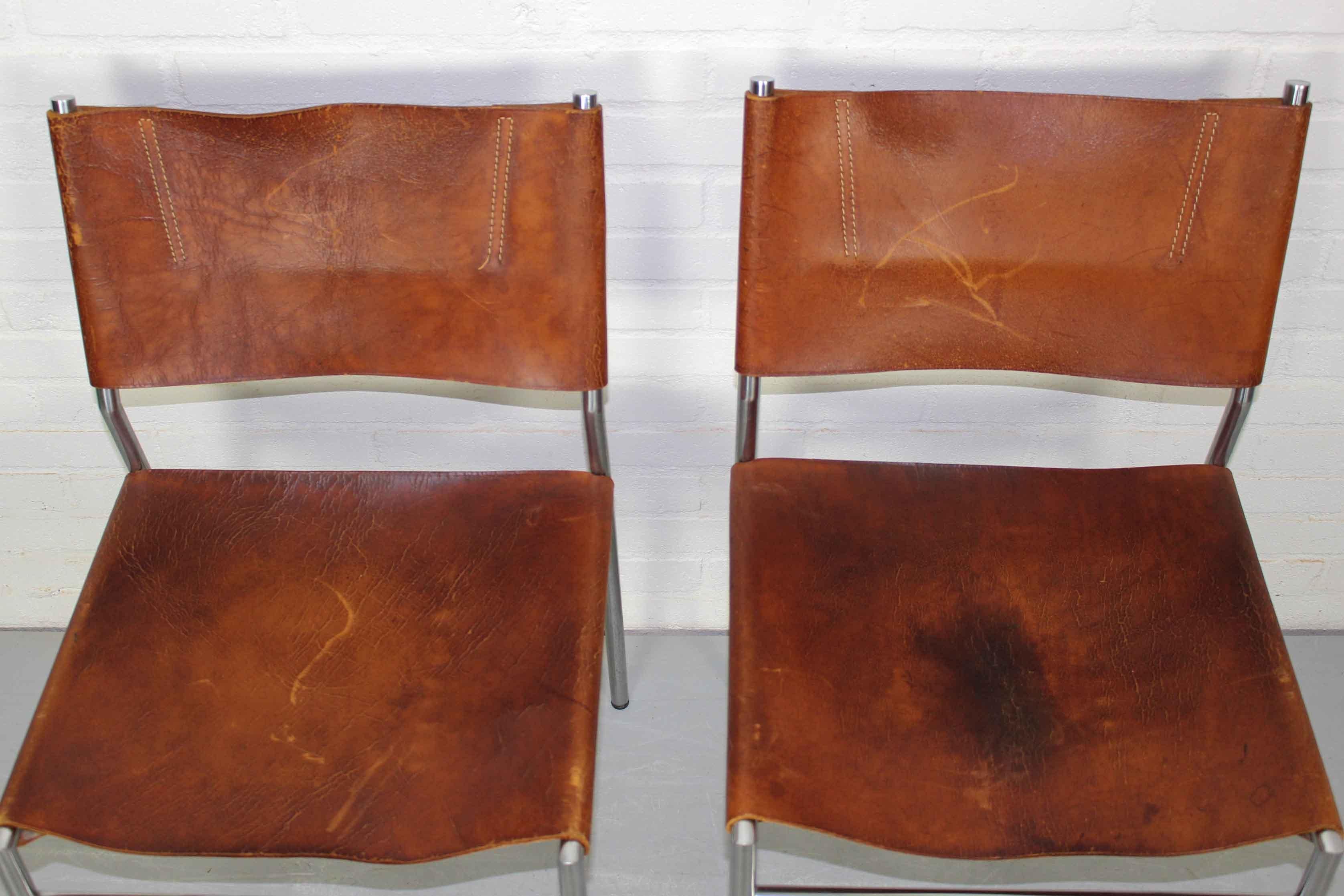 Set of 2 SE06 Dining Chairs by Martin Visser for Spectrum, 1970s 8