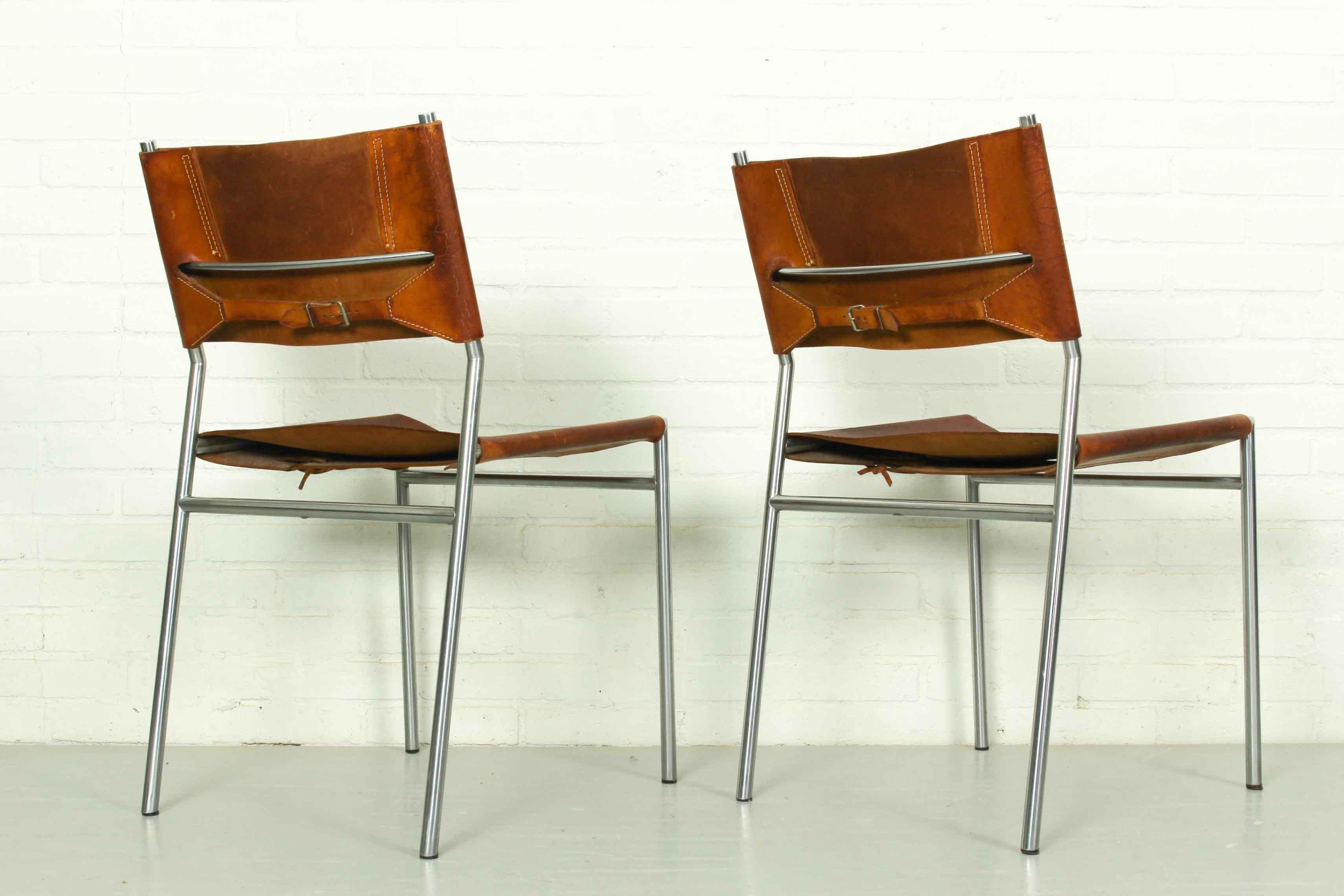 Set of 2 SE06 Dining Chairs by Martin Visser for Spectrum, 1970s 1