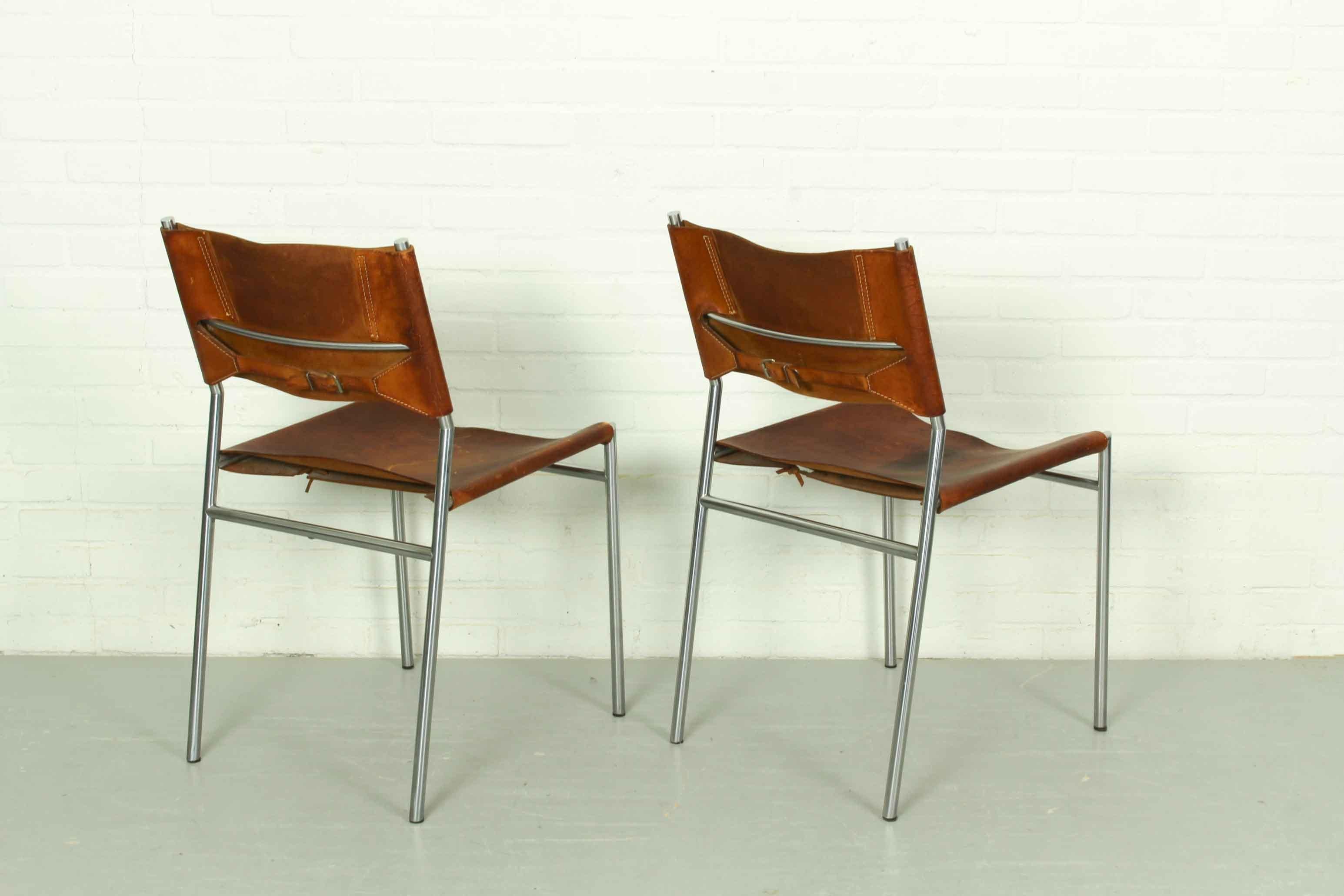 Set of 2 SE06 Dining Chairs by Martin Visser for Spectrum, 1970s 2