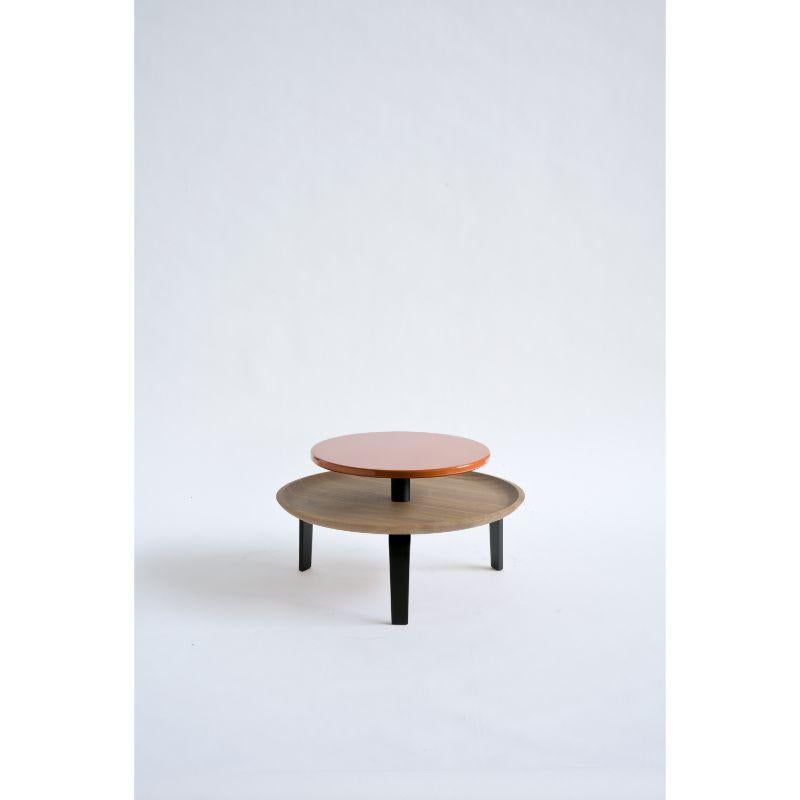 Modern Set of 2, Secreto 60 Coffee Tables, Orange, “Vol De Nuit” by Colé Italia For Sale
