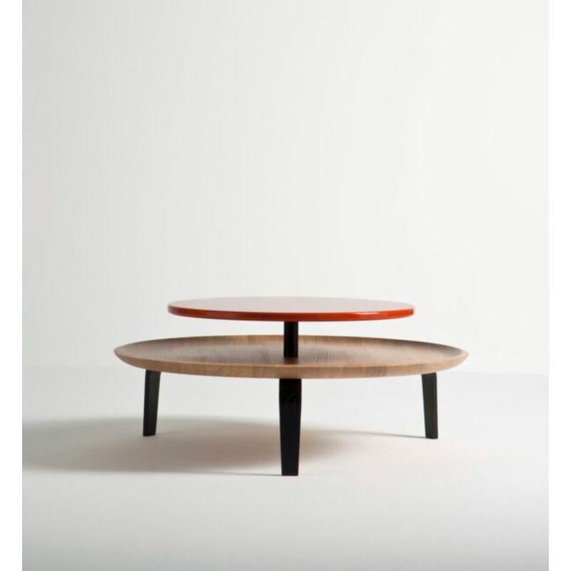 Italian Set of 2, Secreto 60 Coffee Tables, Orange, “Vol De Nuit” by Colé Italia For Sale