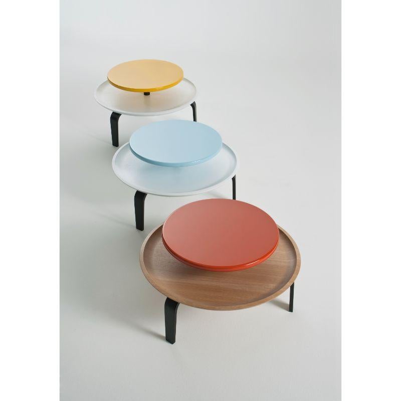 Set of 2, Secreto 60 Coffee Tables, Orange, “Vol De Nuit” by Colé Italia For Sale 1