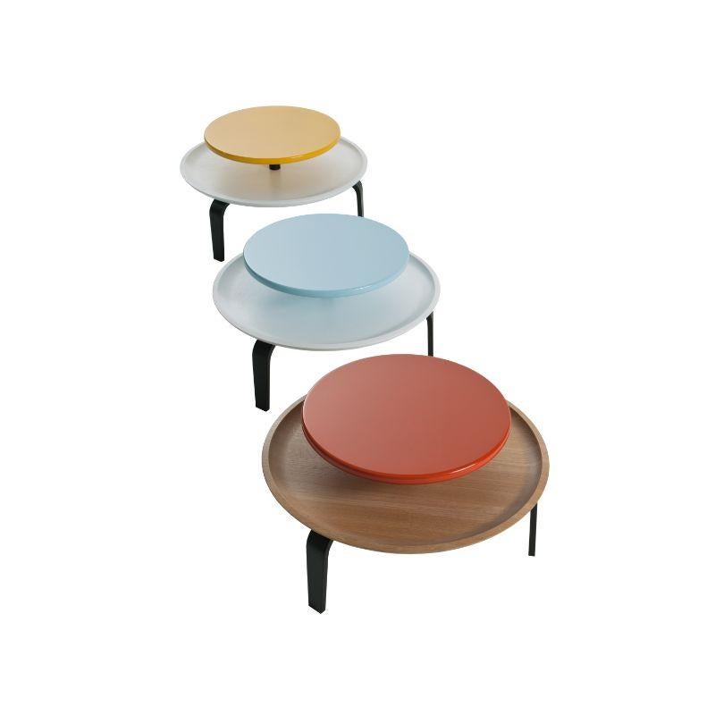 Set of 2, Secreto 60 Coffee Tables, Yellow, “Mitzouko” by Colé Italia For Sale 4