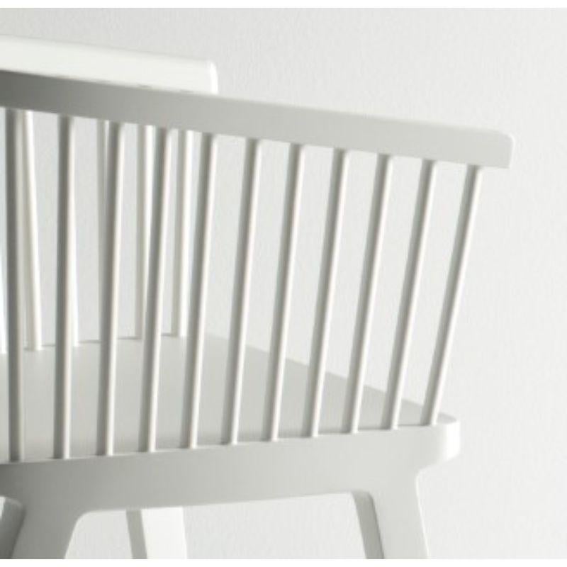 Contemporary Set of 2, Secreto Little Armchairs, White Matt Lacquer by Colé Italia For Sale