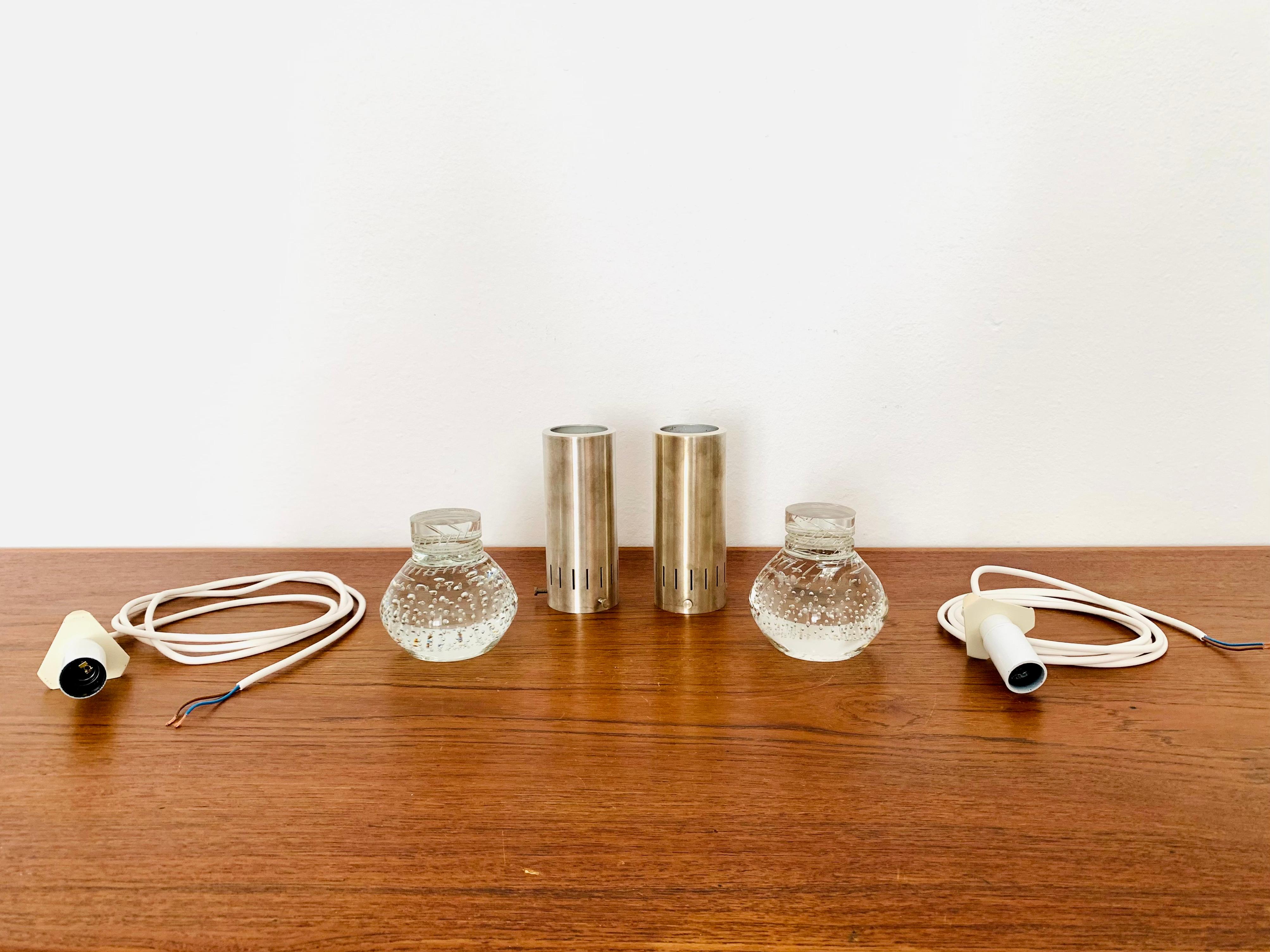 Set of 2 Seguso Glass Pendant Lamps by Gino Sarfatti for Arte For Sale 6