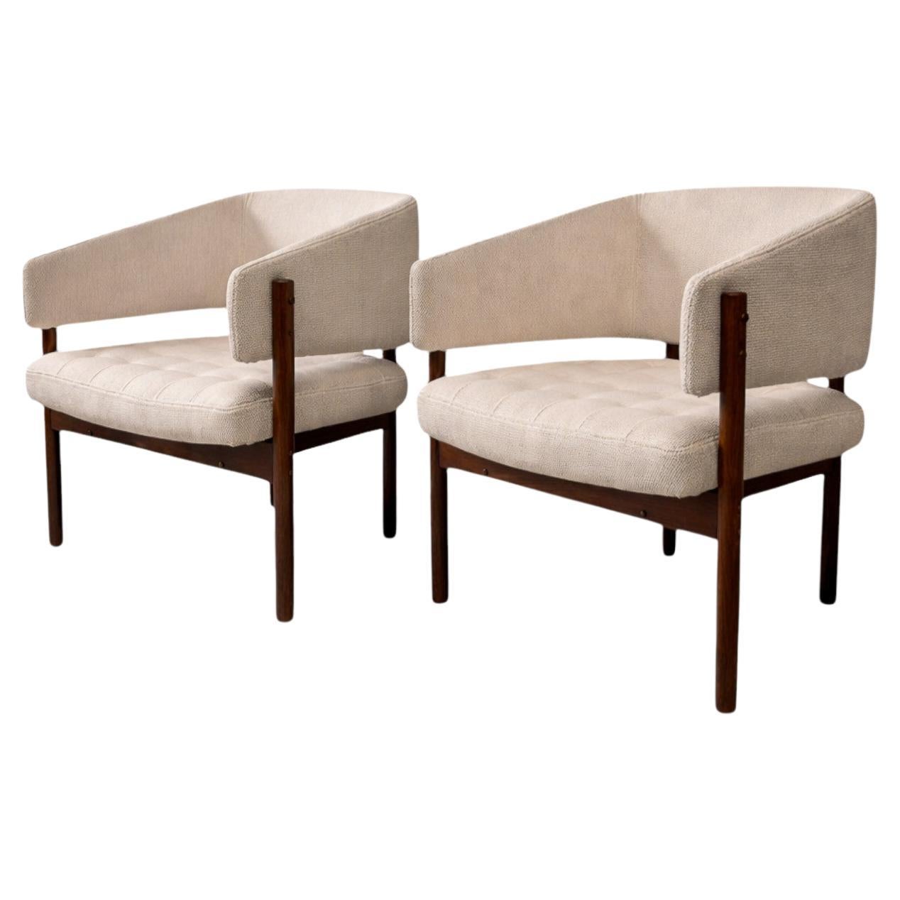 Set of 2 Mid-Century Modern Armchairs by Jorge Zalszupin, 1960s