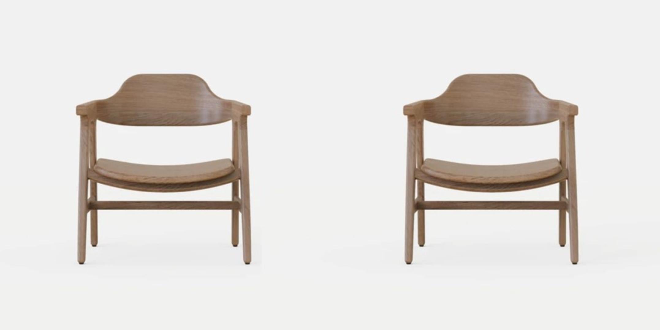 Set of 2 Sensato Armchair by Sebastián Angeles
Material: Walnut
Dimensions: W 45 x D 40 x 100 cm
Also Available: Other colors available.

The love of processes, the properties of materials, details and concepts make Dorica Taller a study not