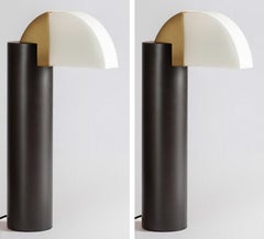 Set of 2 Shadow Table Lamps by Square in Circle