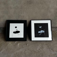 2er-Set Shibui- Dialogue-Wandkunst von WANAS