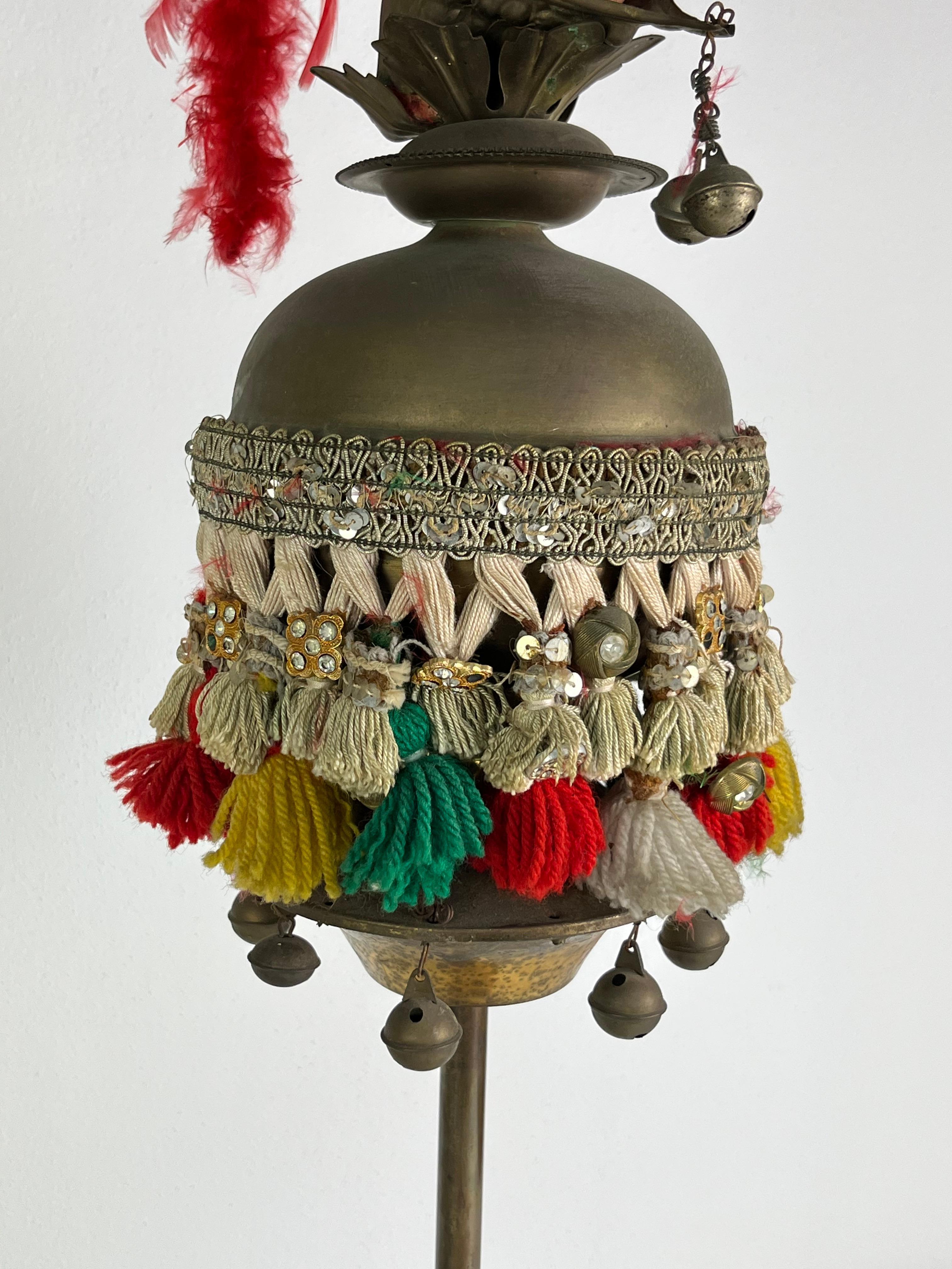Ensemble de 2 têtes de paladin siciliennes avec base en marbre, années 1940, hauteur 90 cm en vente 5