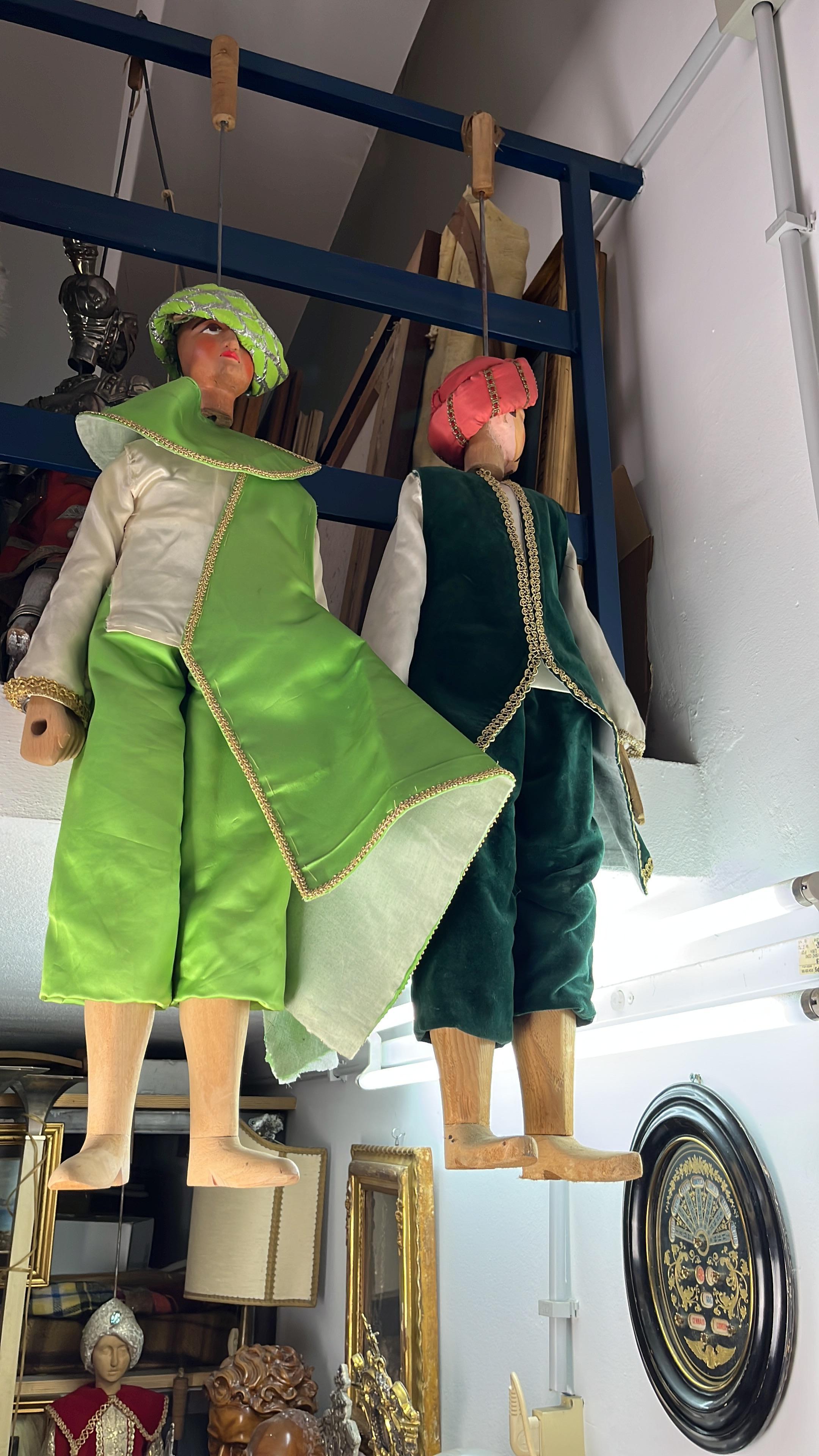 Set of 2 Sicilian Puppets 