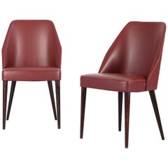 Set of 2 Side Chairs Designed and Manufactured by Ufficio Tecnico Cassina, 1950s