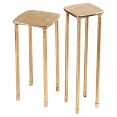 Set of 2 Side Table Signed by Lukasz Friedrich