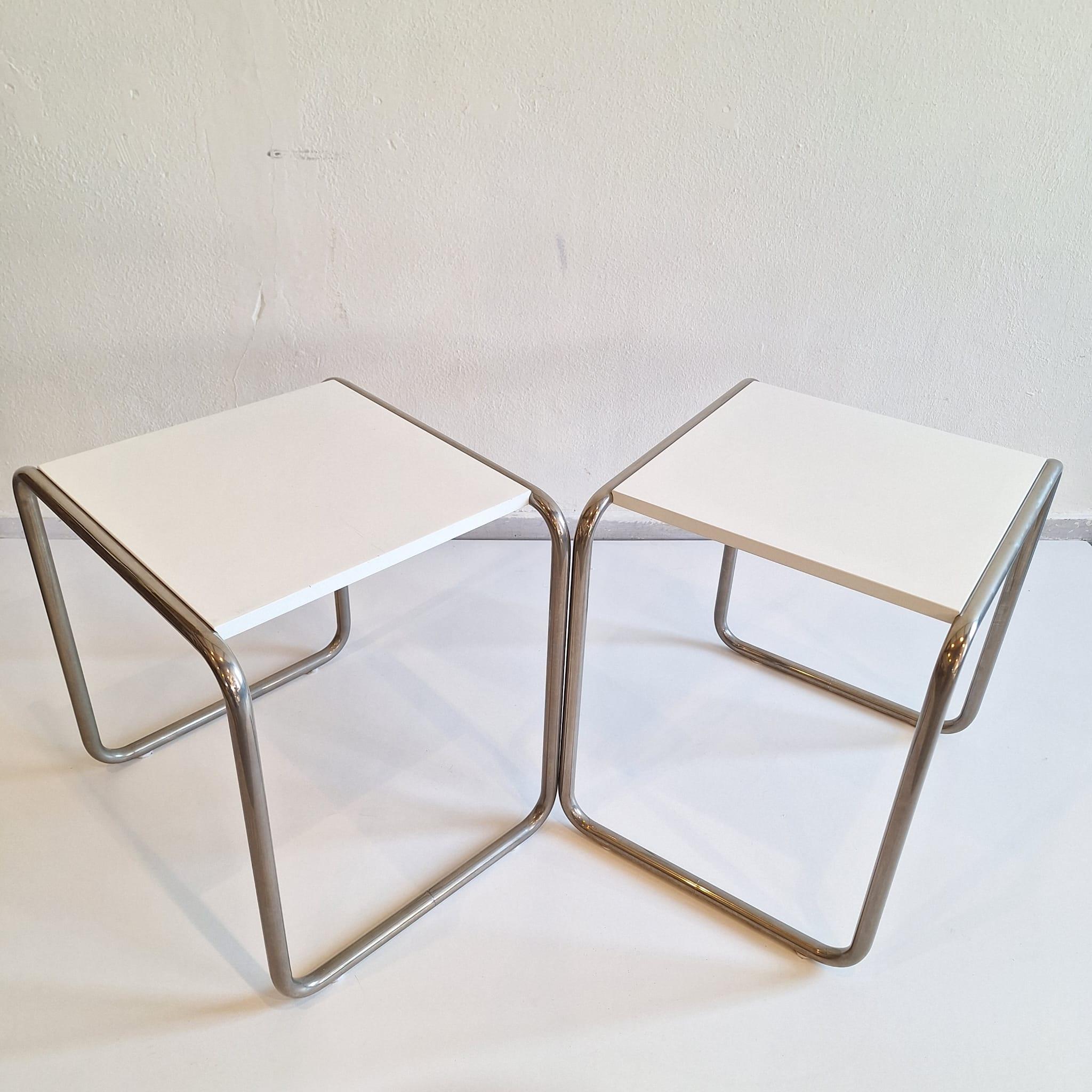 Ensemble de 2 tables d'appoint B9 Marcel Breuer pour Tecta en vente 2