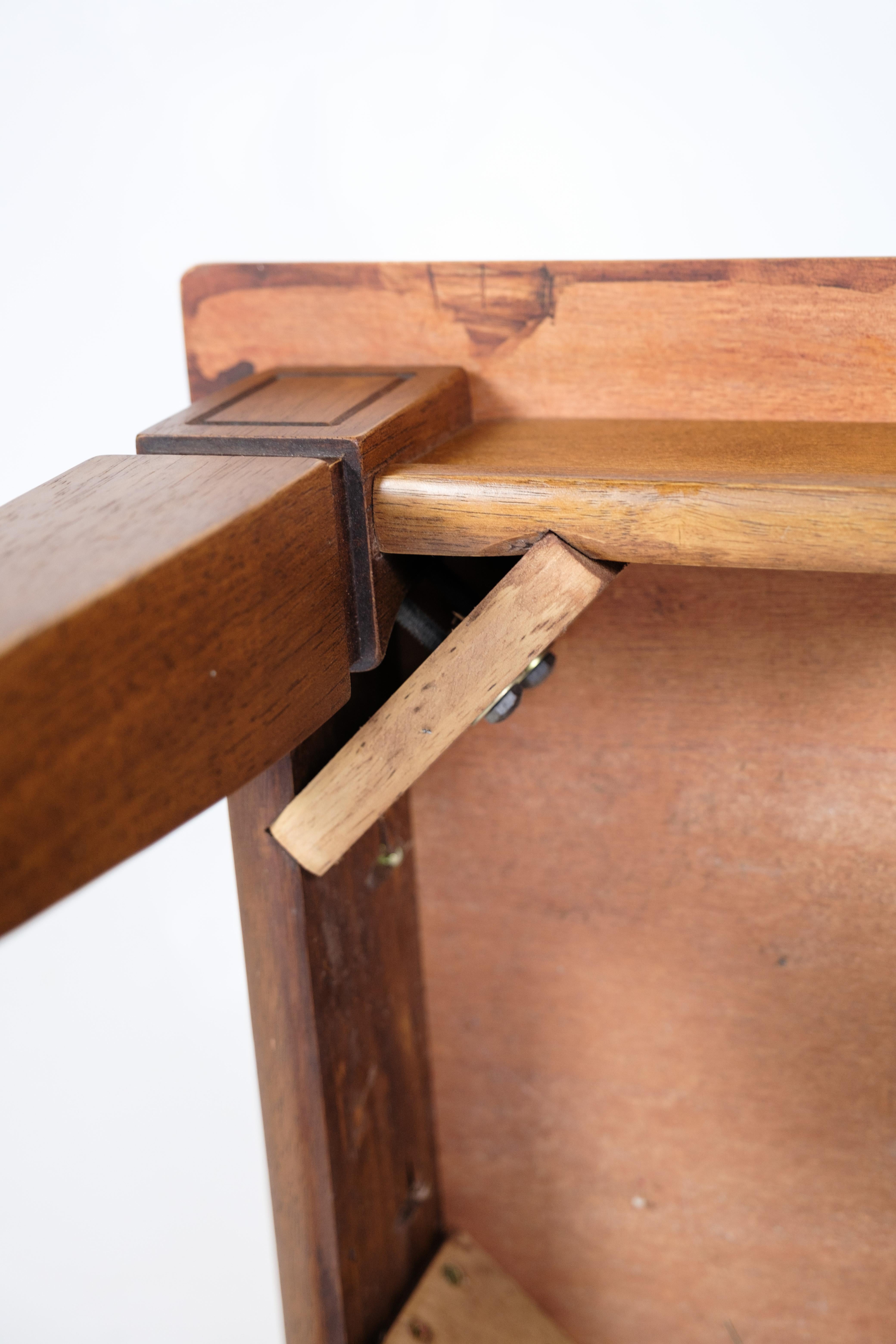 Set Of 2 Side Tables Made In Polished Wood From 1970s For Sale 5