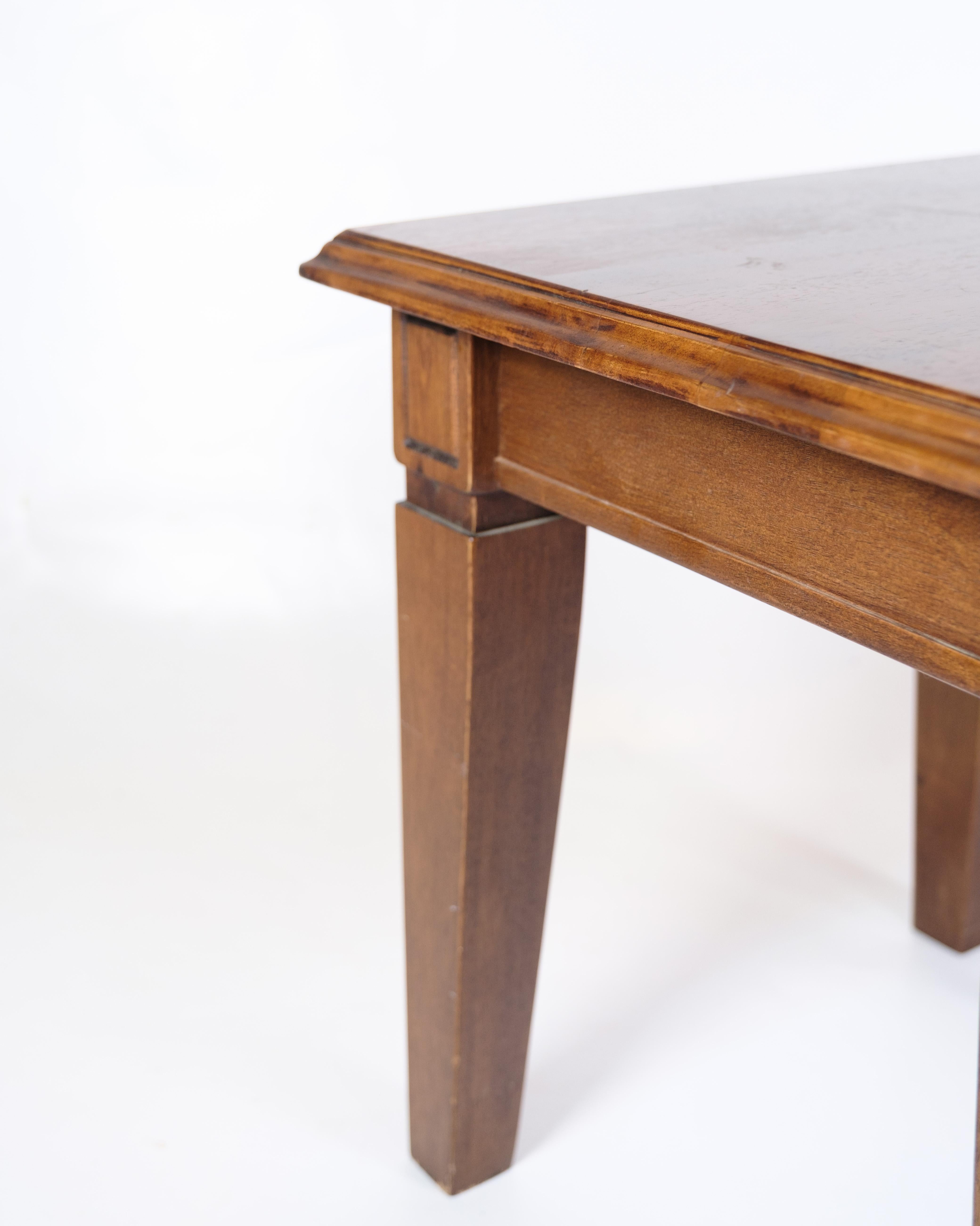 Late 20th Century Set Of 2 Side Tables Made In Polished Wood From 1970s For Sale