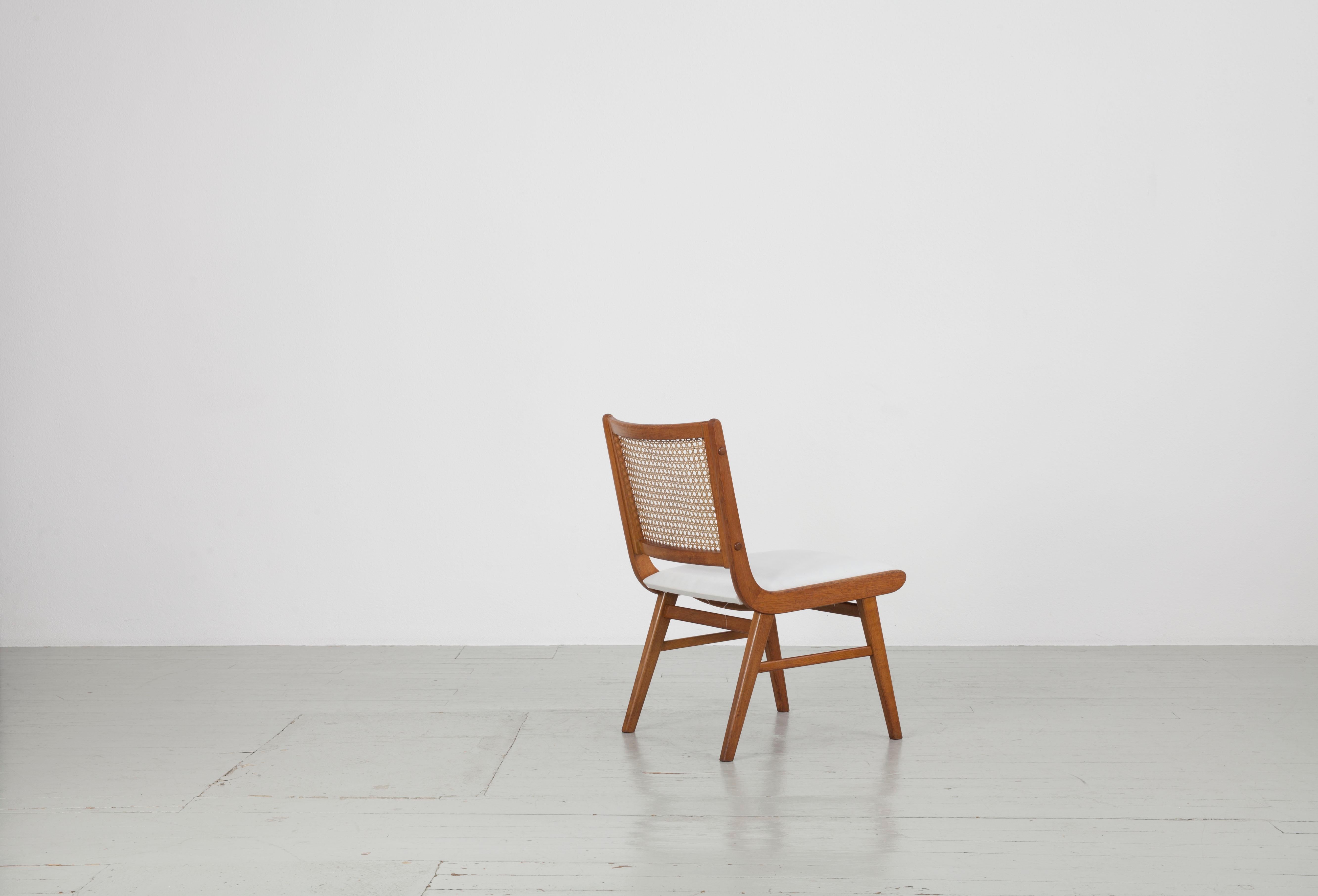 Set di 2 poltrone con vimini viennesi, anni '50 In condizioni buone in vendita a Wolfurt, AT