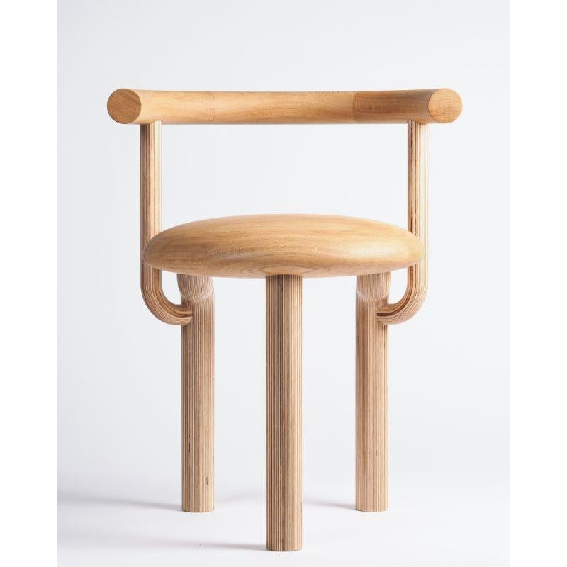 Set of 2, Sieni chairs by Made By Choice with Michael Yarinsky
Dimensions: 40 x 40 x 65 cm
Materials: solid oak, birch plywood

Also available: natural oak / painted black

Sieni, meaning mushroom in Finnish, is a collection of furnishings for