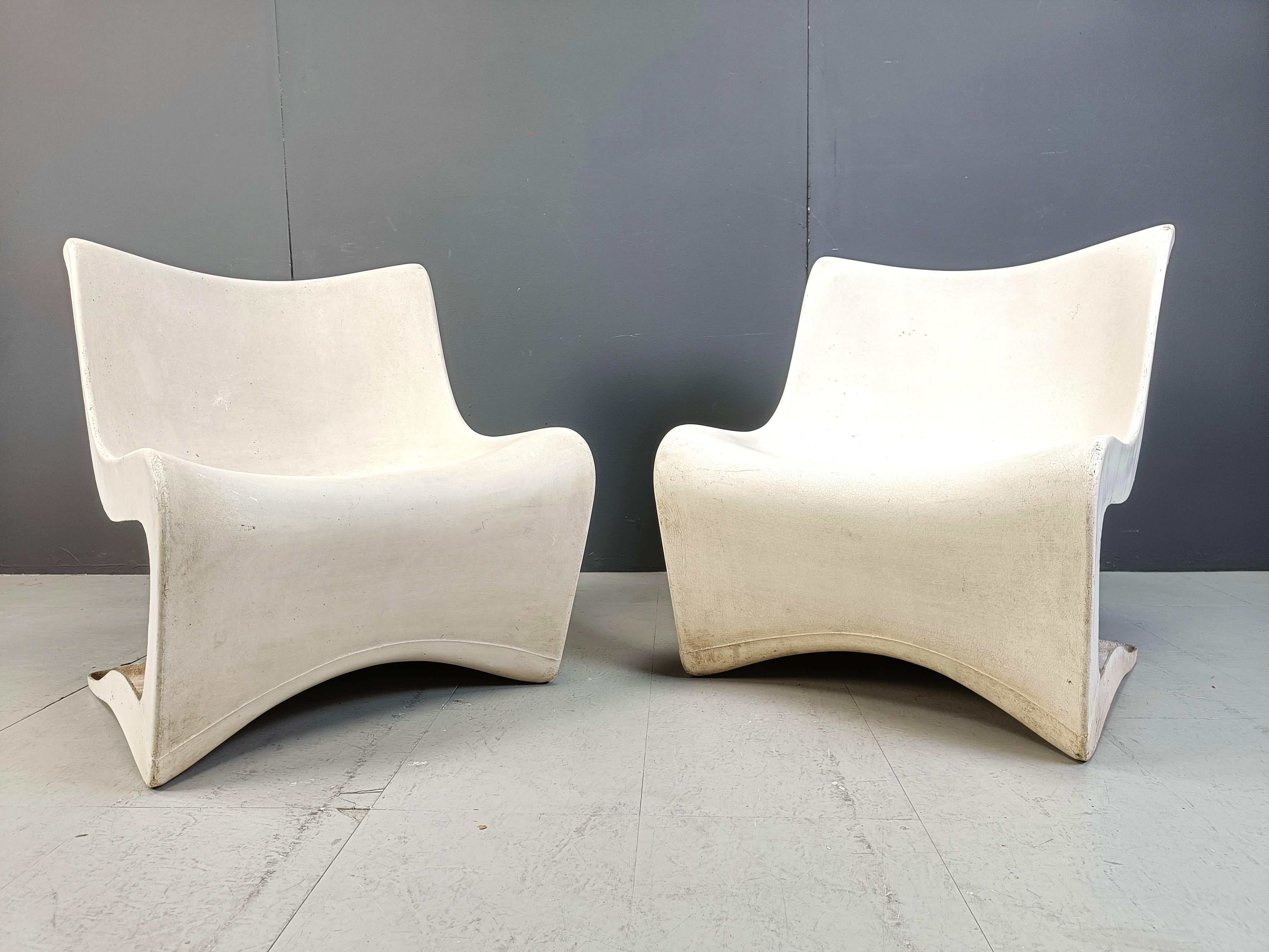 Set di 2 poltrone Silène di M Borgnat per Clairitex, anni '60 in vendita 2