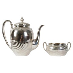 Set of 2 Silver Coffee Service Pieces by Koch & Bergfeld, Germany