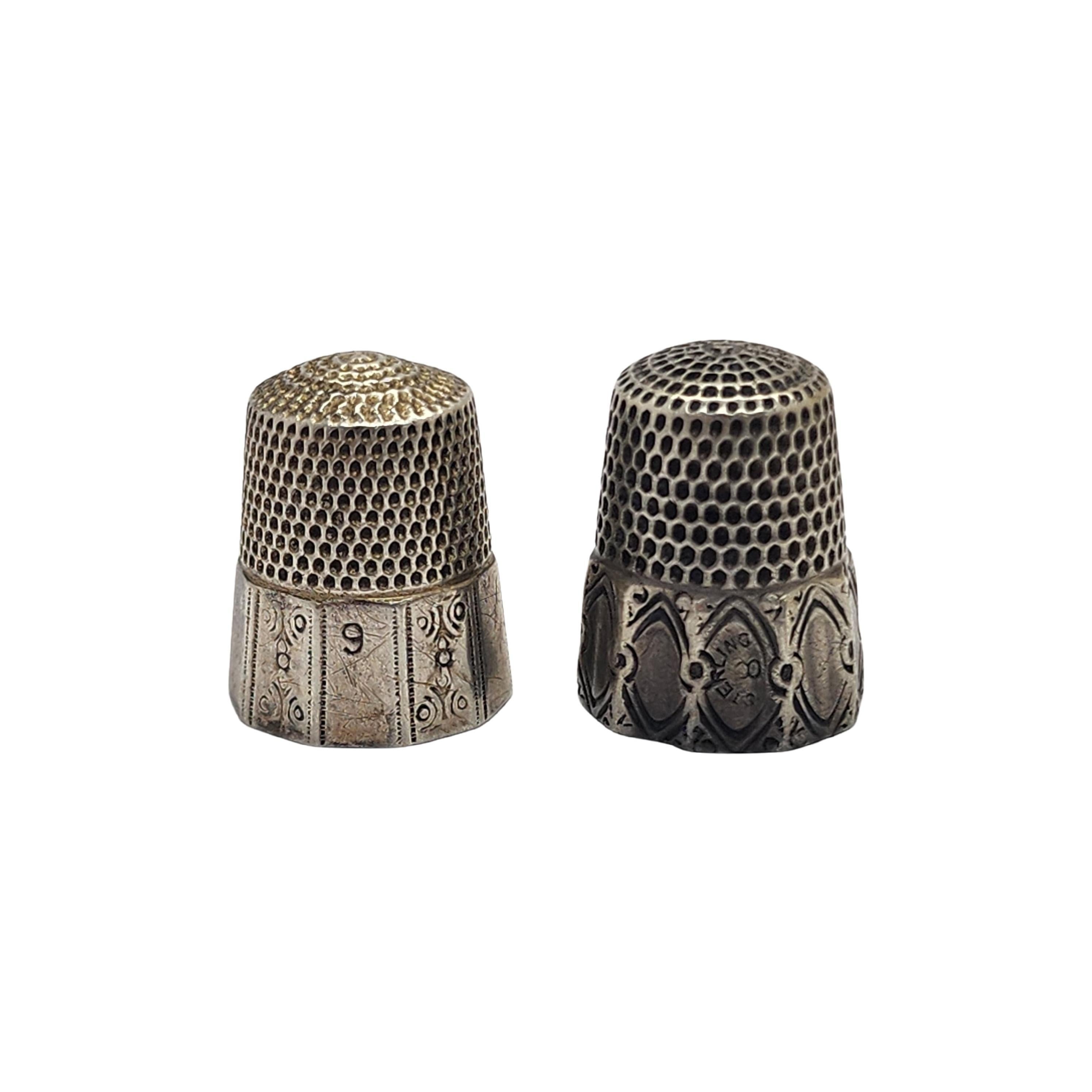 sterling thimble