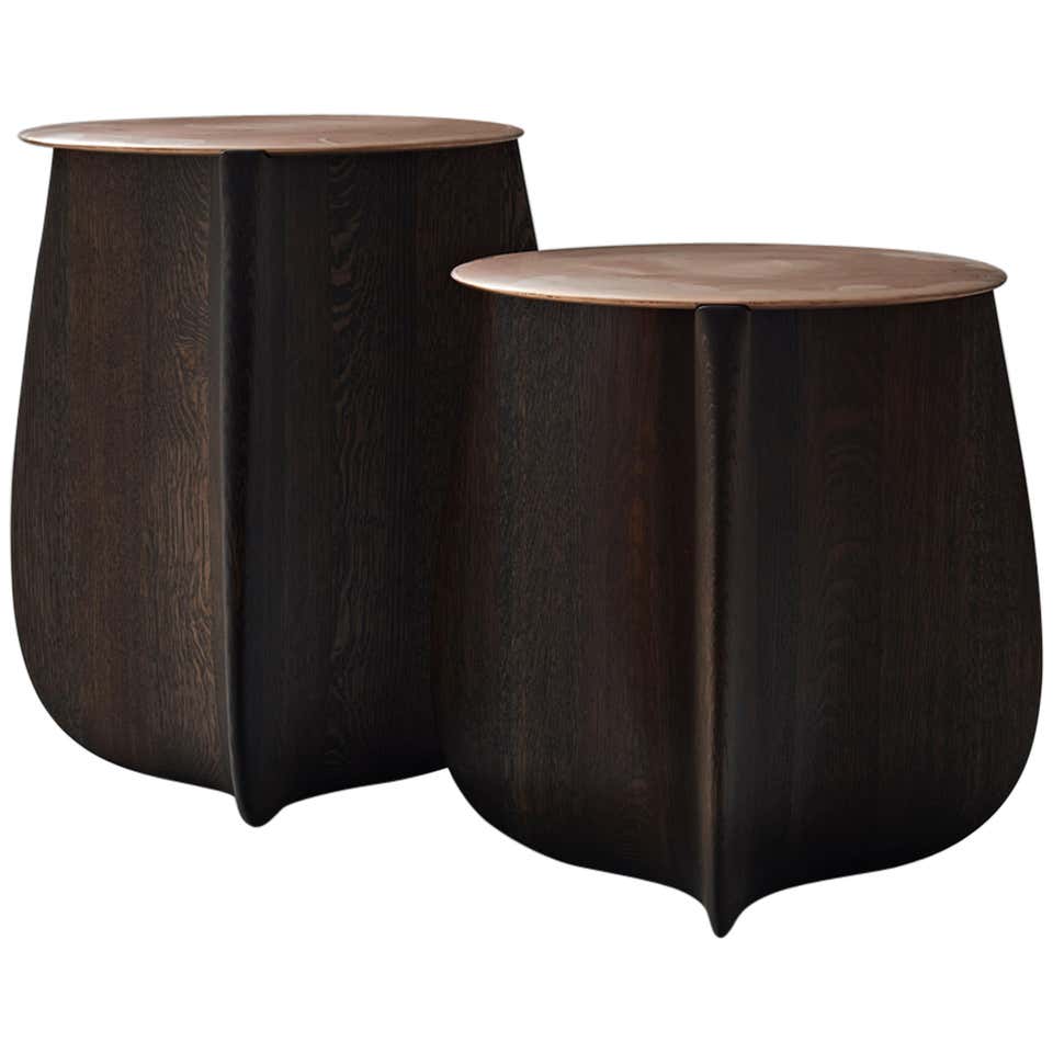 Sine Solid Hardwood Side Table by Izm Design For Sale at 1stDibs | sine ...