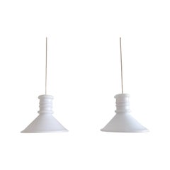 Set of 2 small 'Apoteker' pendant lamps by Sidse Werner for Holmegaard, Denmark