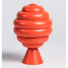 Set of 2, Small Beebee Jars, Orange & Blue by Made by Choice