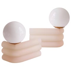 Ensemble de 2 petites lampes Elio par Soft-Geometry