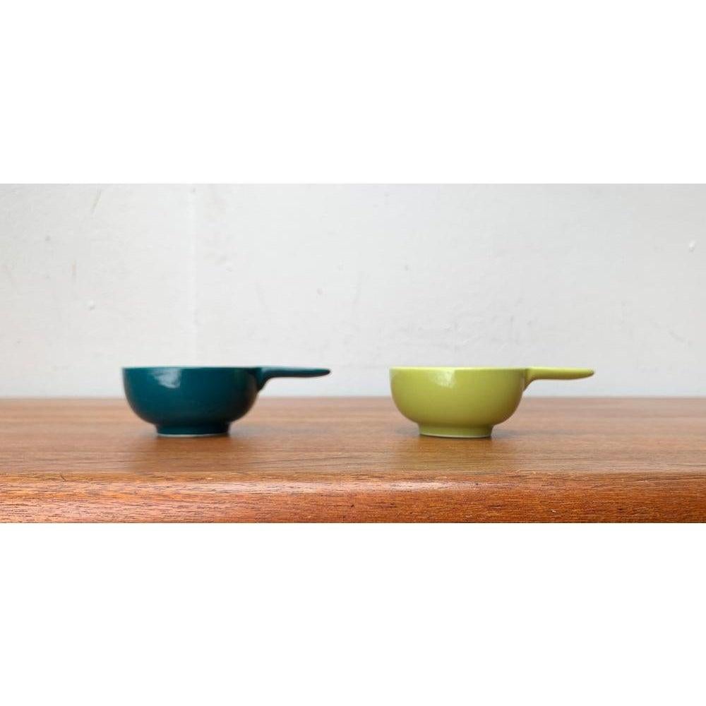 Ceramica Set di 2 piccole ciotole tedesche di metà secolo di Melitta, anni '60 in vendita