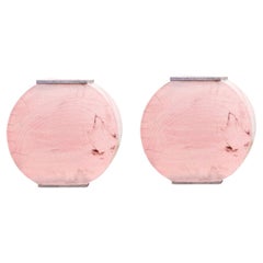 Set di 2 vasi piccoli rosa di Doa Ceramics