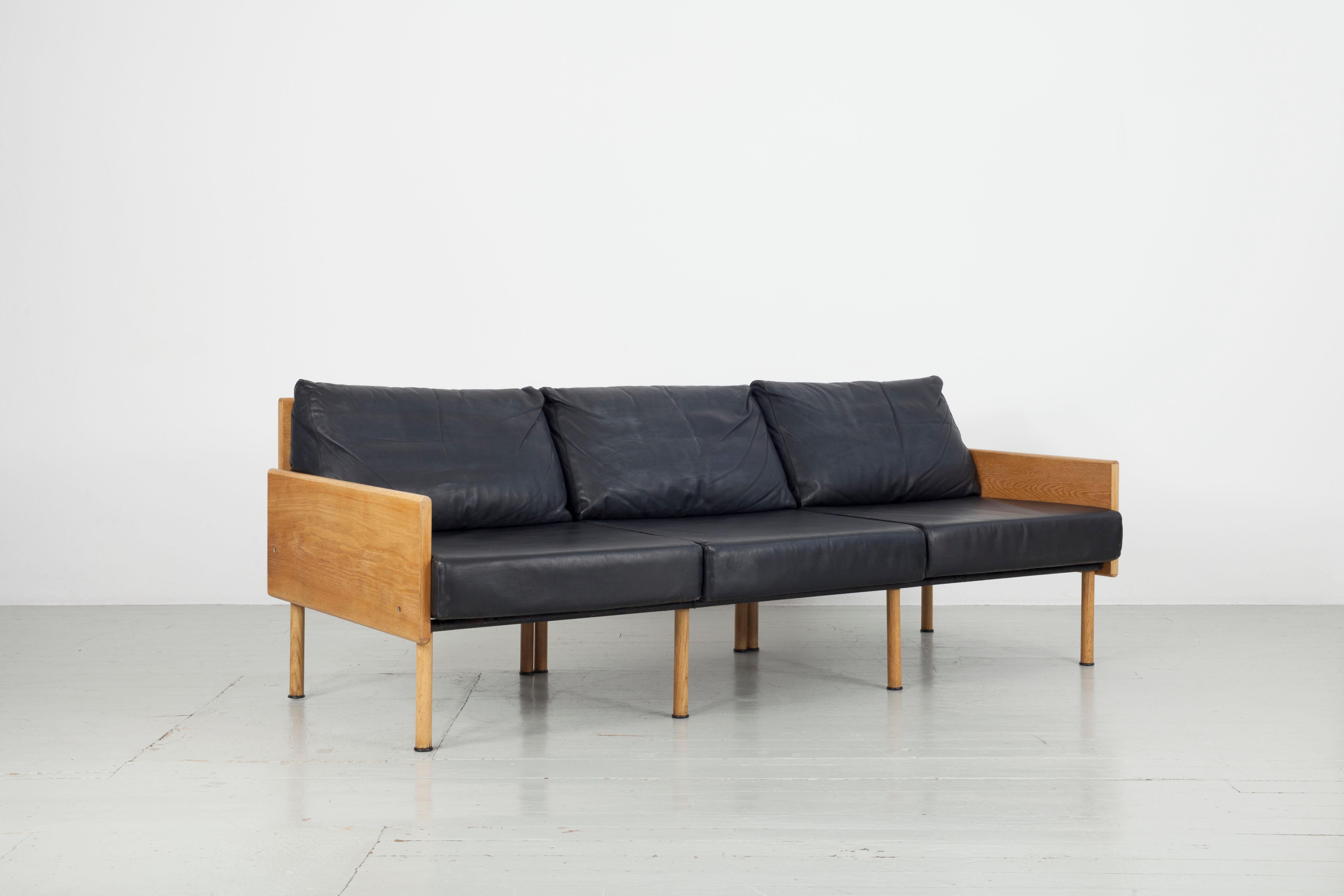 Mid-Century Modern Set of 2 Sofas and 2 Chairs, by Yrjö Kukkapuro for Haimi Finland, 1963 For Sale