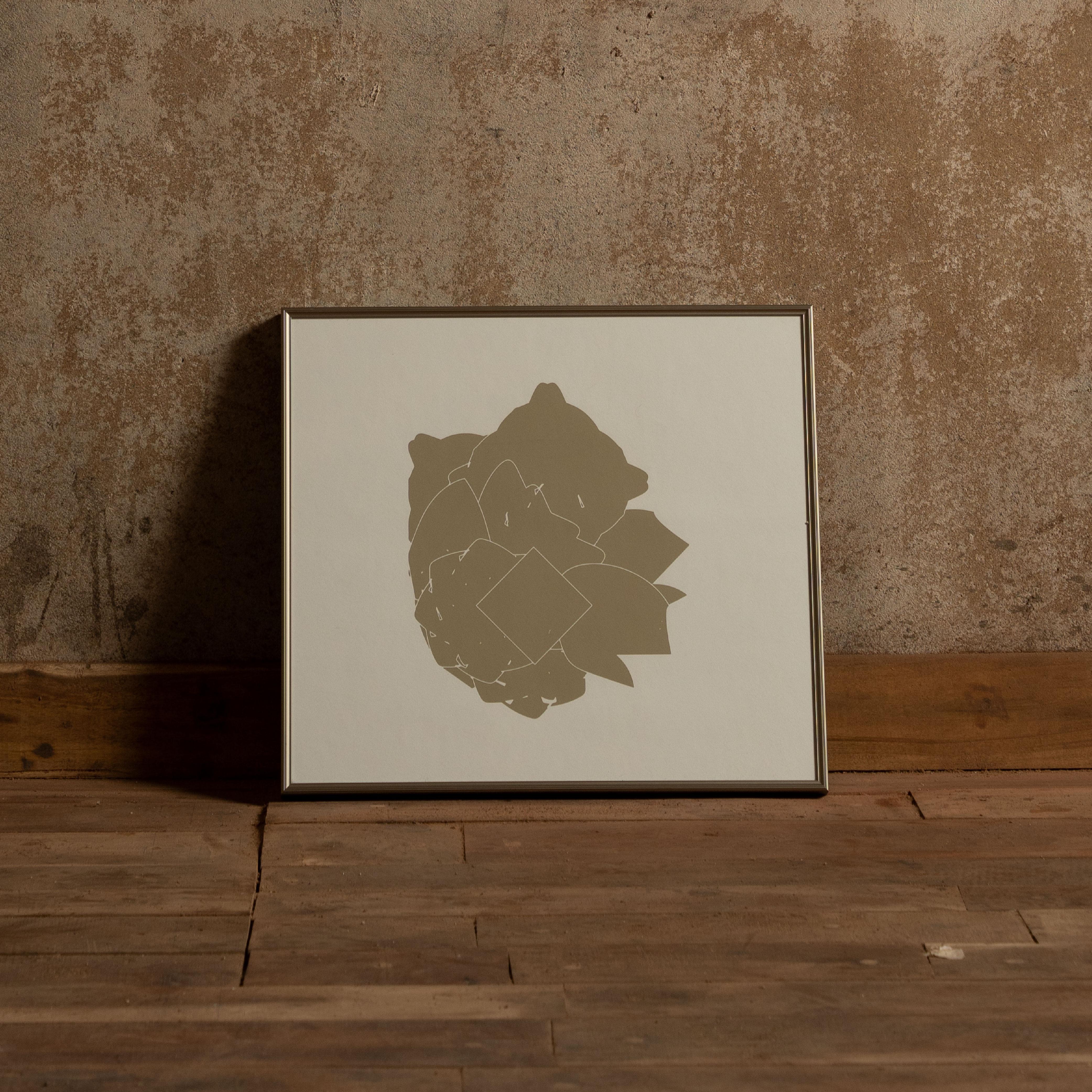 Contemporary Set Of 2 Soft Slumber Wall Art by WANAS For Sale
