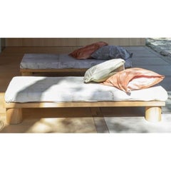 Set Of 2 Solid Oak Small Beds by Mylene Niedzialkowski