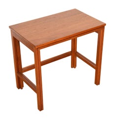 Set of 2 Solid-Teak Peter Hvidt & Orla Molgaard + Daverkosen Nesting Tables