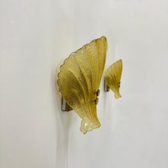 Lot de 2 appliques en verre de Murano, Sölken Leuchten, années 1970