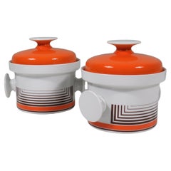 Set of 2 soup tureens from Wunsiedel, Bavaria Germany 1960