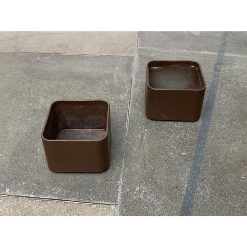 2er-Set Blumenpflanzgefäß, Space Age, 1970er-Jahre im Angebot 3