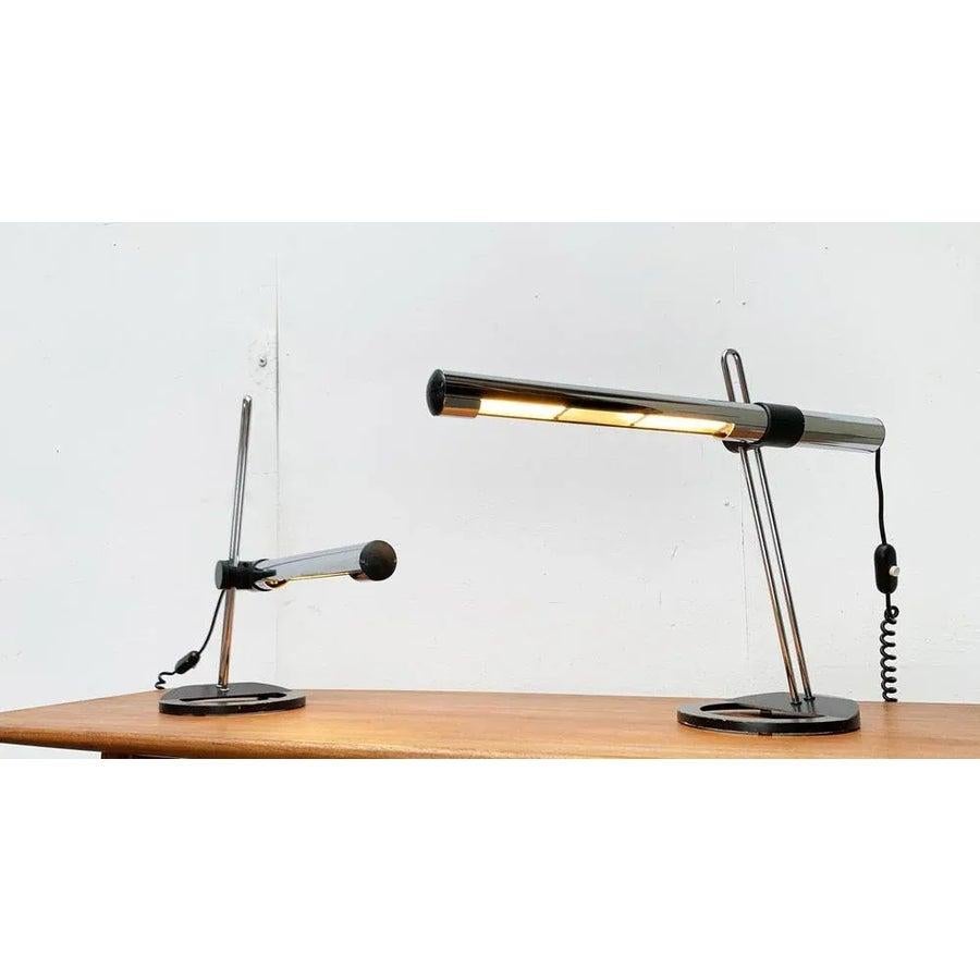 Ensemble de 2 lampes de table allemandes postmodernes de l'ère spatiale de Kotzolt Leuchten, 1970 Excellent état - En vente à Hamburg, DE