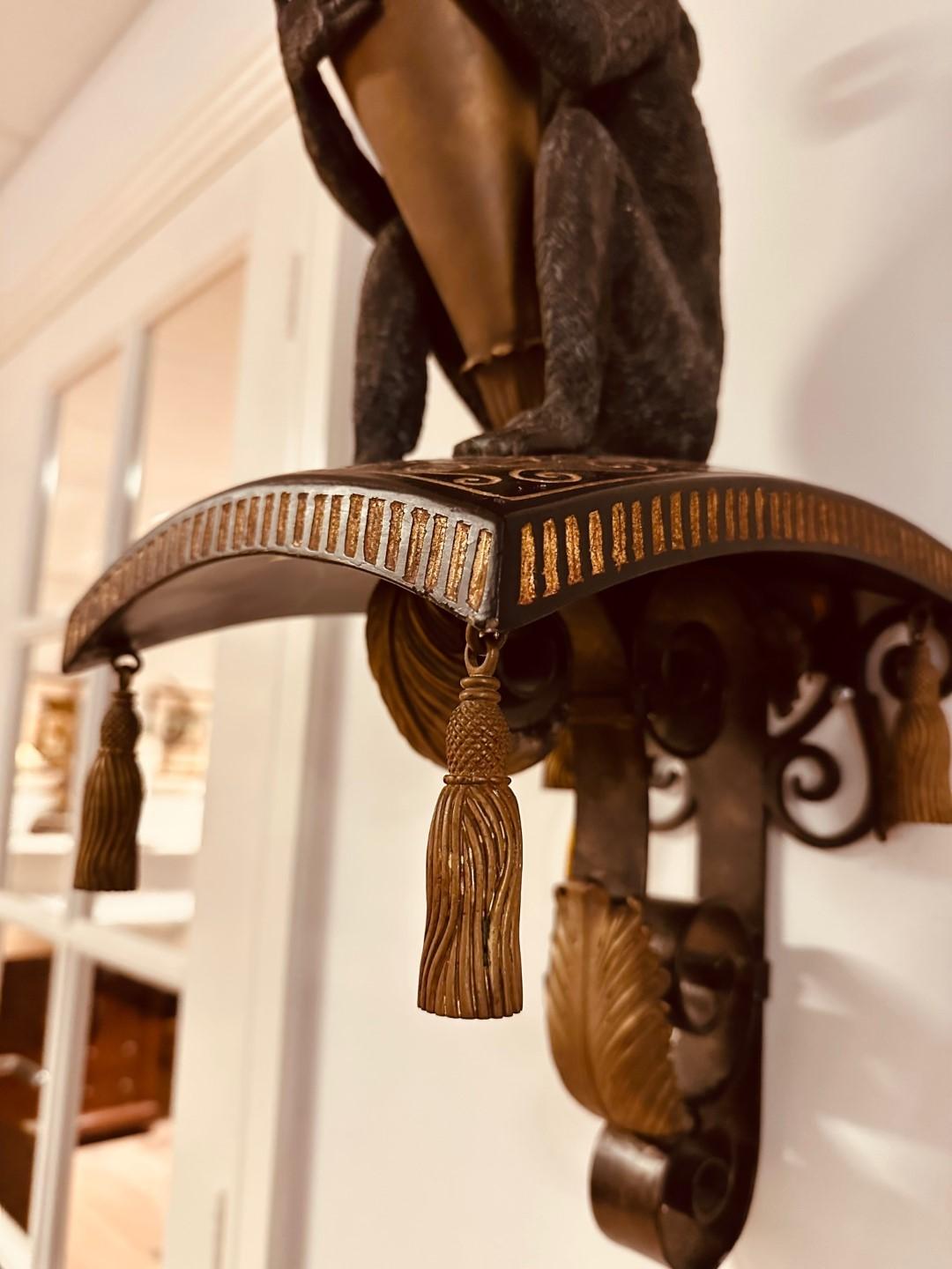 monkey bellhop lamp