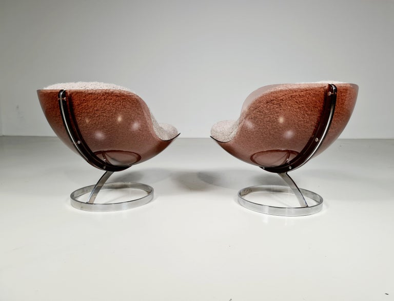 Late 20th Century Set of 2 'Sphere' Chairs by Boris Tabacoff for MMM, 1970s