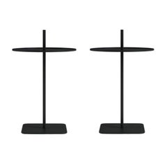 Set of 2 Spin 01 Black Coffee Tables by Oito