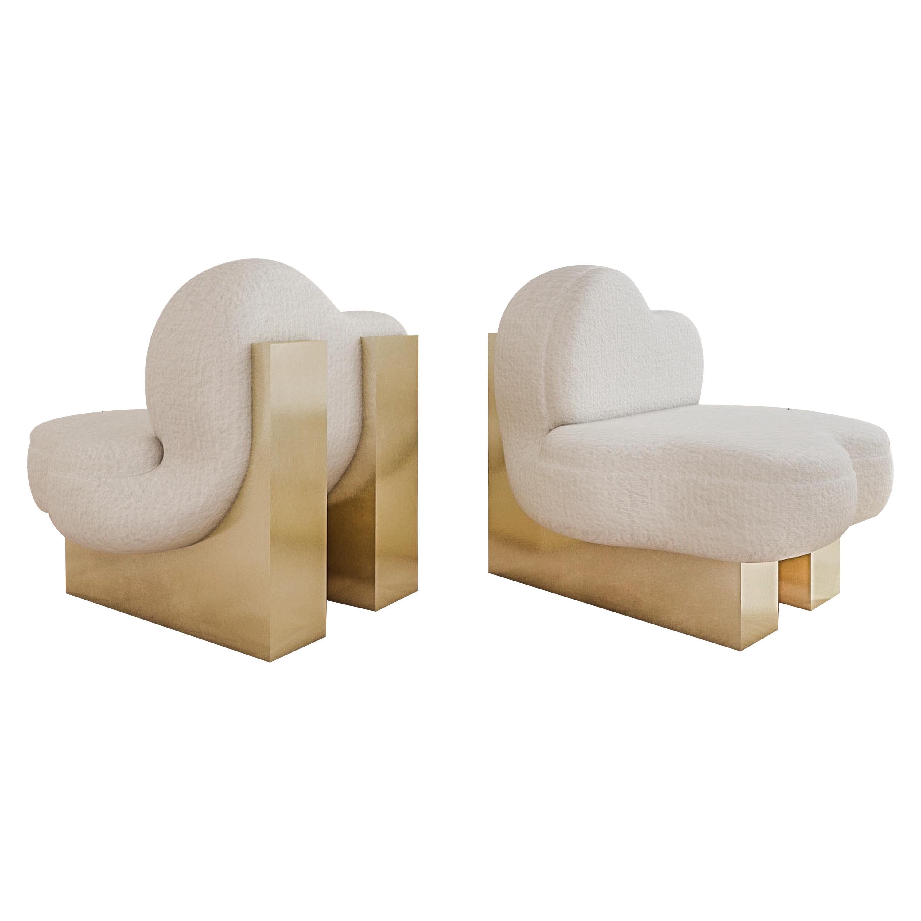 Set of 2 Splash Lounge Chair by Melis Tatlicibasi