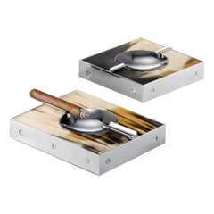 Set de 2 Ceniceros Cuadrados y Rectangulares