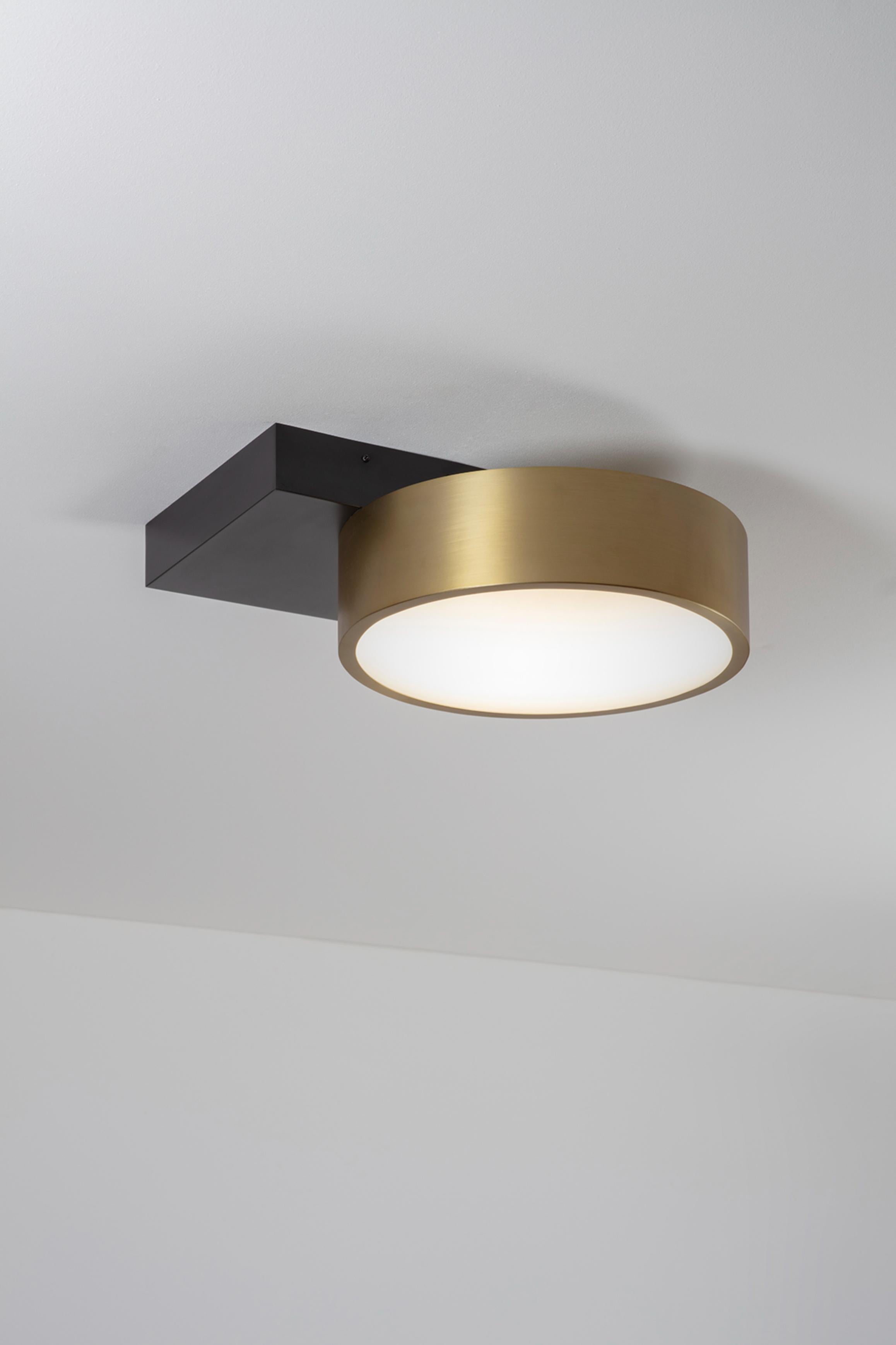 Post-Modern Set of 2 Square in Circle Ceiling Lights by Square in Circle For Sale