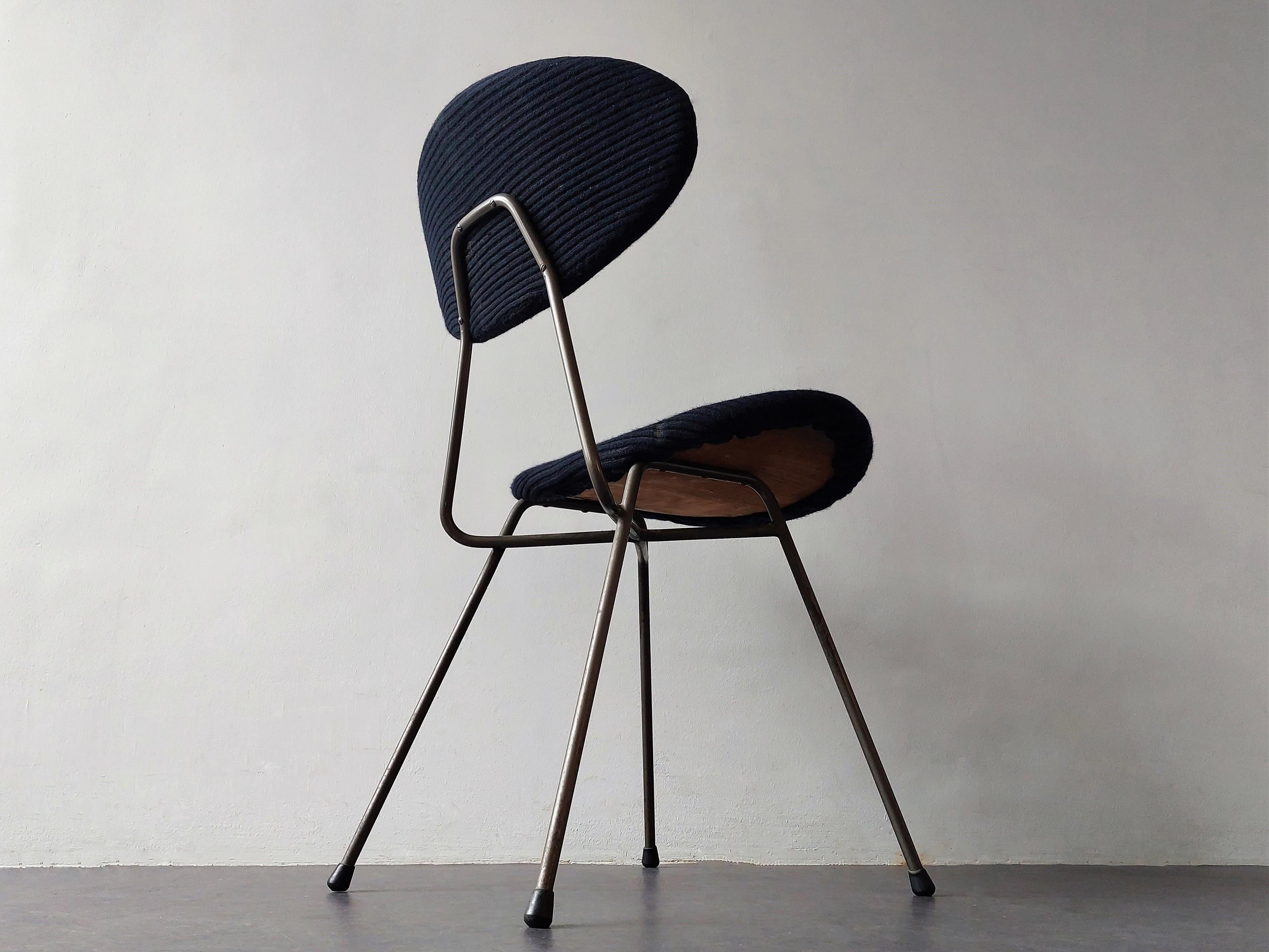 Metal Set of 2 'Staatsmijnen' Chairs by Rob Parry & Emile Truijen, Netherlands, 1955 For Sale